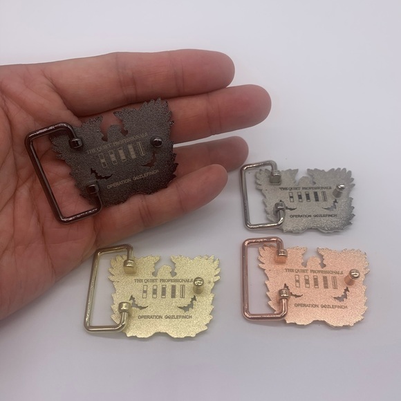 Warrant Officer Eagle Rising Mini Belt Buckles - Picture 2 of 2